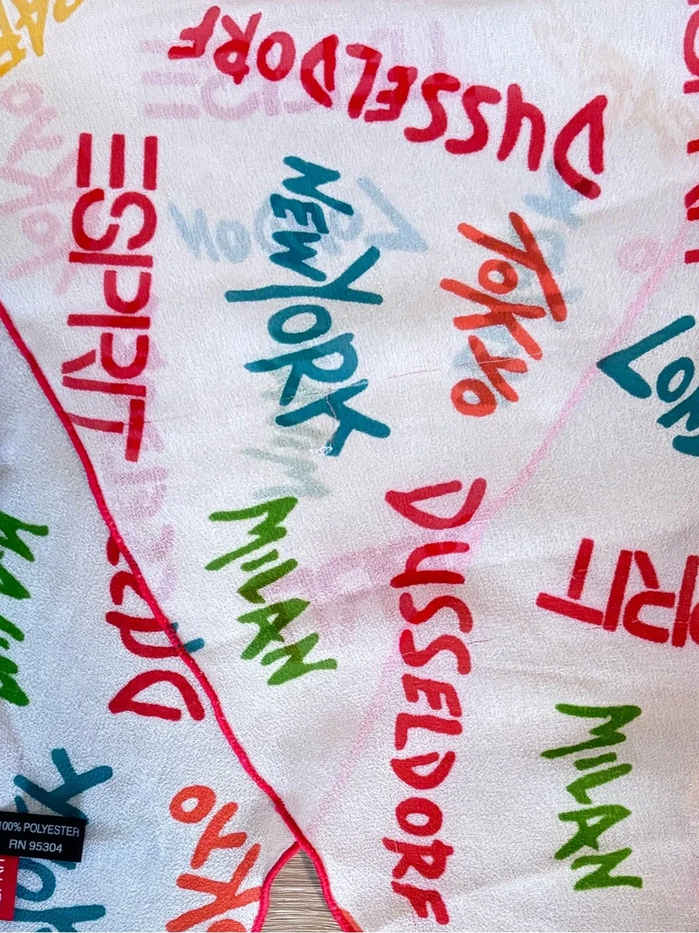 Vintage Esprit Semi Sheer Scarf